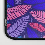 Tropical palm leaves in purple pink and blue Laptop Sleeve Gallery Image 3