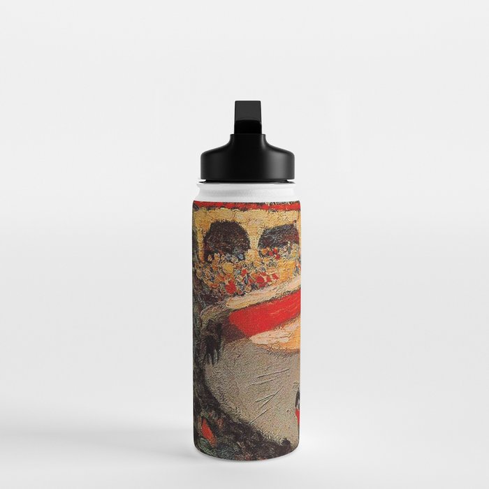 Pablo Picasso - La Corrida - Plaza de Toros Pamplona, Spain matador and bull landscape painting  Water Bottle Gallery Image 3