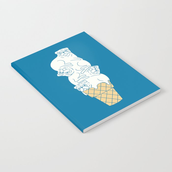 Pug Ice Cream Notebook Gallery Image 2