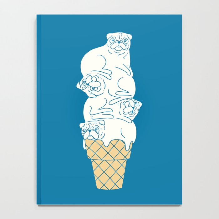 Pug Ice Cream Notebook Gallery Image 4