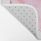 Pink Lotus Botanical Bath Mat Gallery Image 2