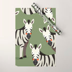 Zebra, Animal Portrait Wrapping Paper Gallery Image 1