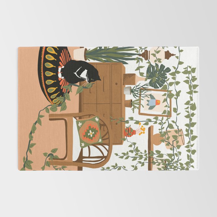 plant lady is the new cat lady Rug Gallery Image 2