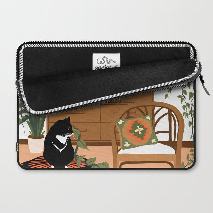 plant lady is the new cat lady Laptop Sleeve Gallery Image 2