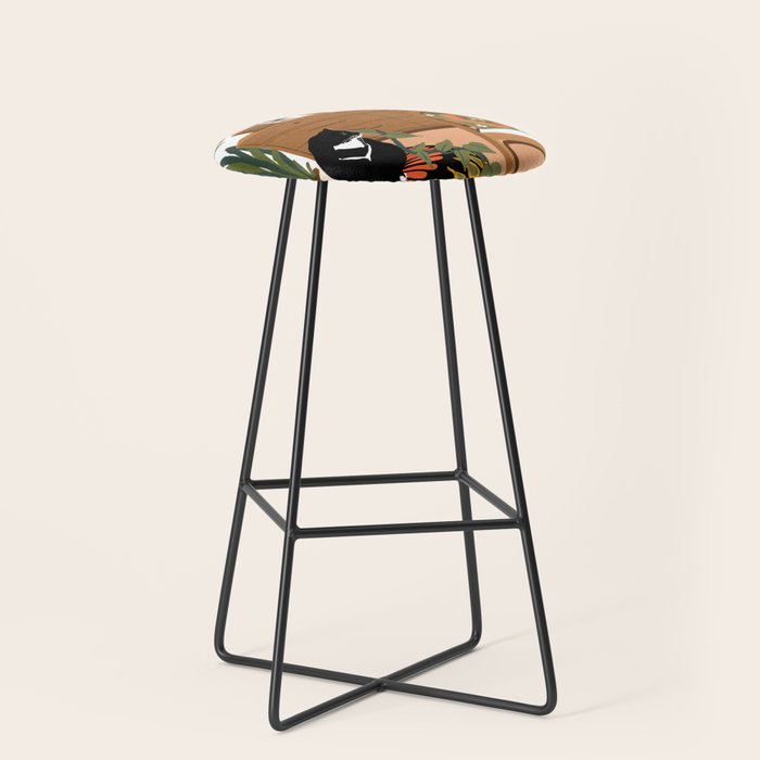 plant lady is the new cat lady Stool
