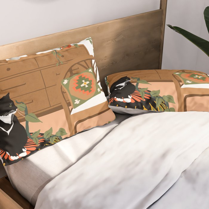 plant lady is the new cat lady Pillow Sham Gallery Image 2