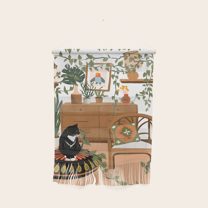 plant lady is the new cat lady Wall Hanging Gallery Image 1