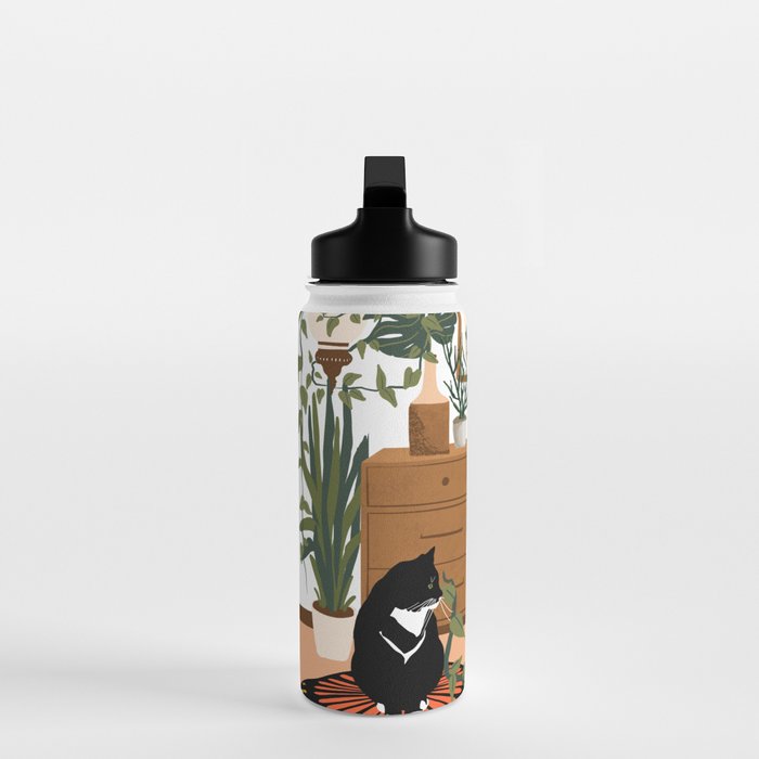 plant lady is the new cat lady Water Bottle Gallery Image 3