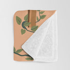 plant lady is the new cat lady Throw Blanket Gallery Image 3