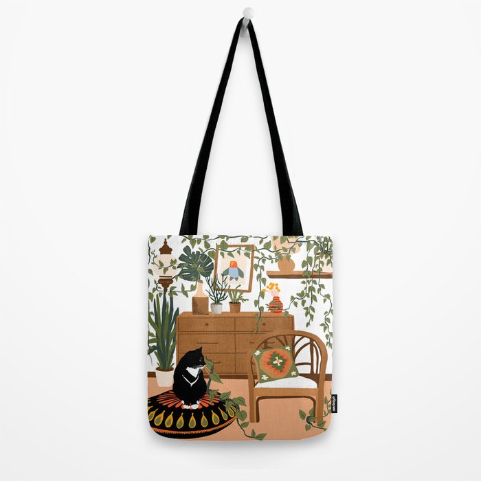 plant lady is the new cat lady Tote Bag Gallery Image 2