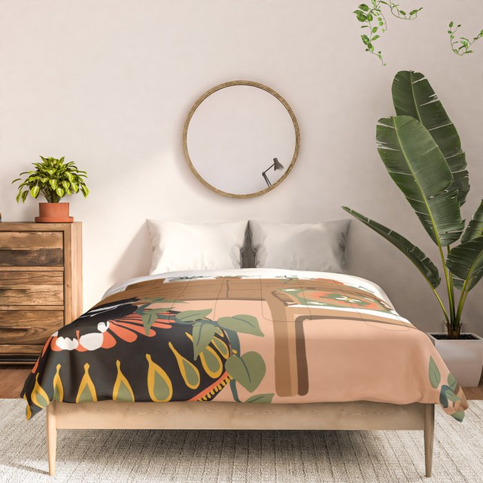 plant lady is the new cat lady Comforter Gallery Image 3
