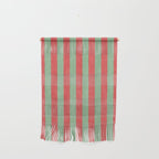 STRIPES - 005 - red and green Wall Hanging Gallery Image 1
