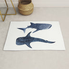 TWO WHALE SHARK Rug Gallery Image 1