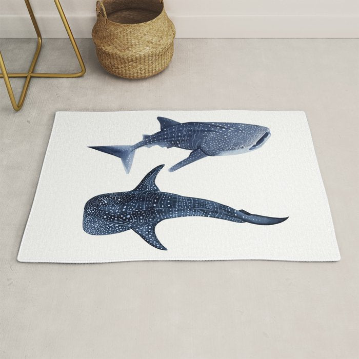 TWO WHALE SHARK Rug Gallery Image 1