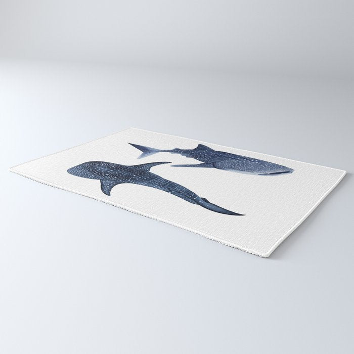 TWO WHALE SHARK Rug Gallery Image 3