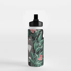 Butterfly Garden (Tabby Cat Version) Water Bottle Gallery Image 2