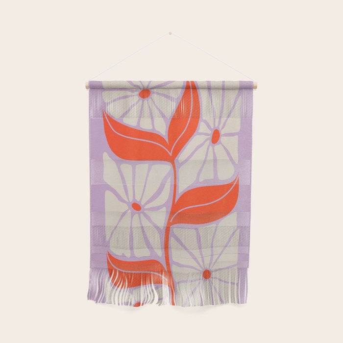 Plum & Flamingo: Les Fleurs | Flower Market Color Series 06 Wall Hanging Gallery Image 1