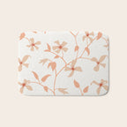 Floral Clematis Vine Bath Mat Gallery Image 1