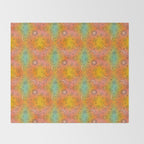 Rainbow Celestial Print Throw Blanket Gallery Image 2