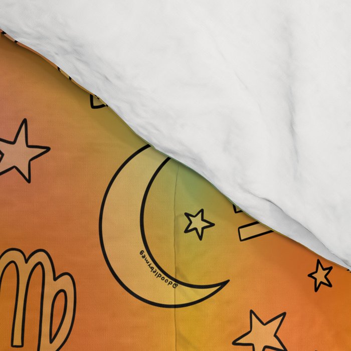 Rainbow Celestial Print Comforter Gallery Image 4