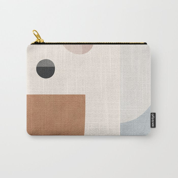 Abstract Minimal Shapes 12 Carry All Pouch Gallery Image 1