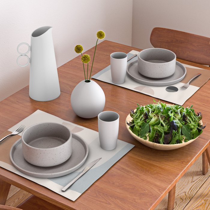 Abstract Minimal Shapes 12 Placemat Gallery Image 2