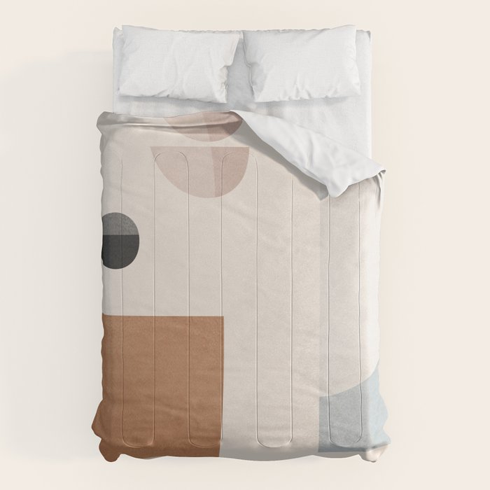 Abstract Minimal Shapes 12 Comforter Gallery Image 1