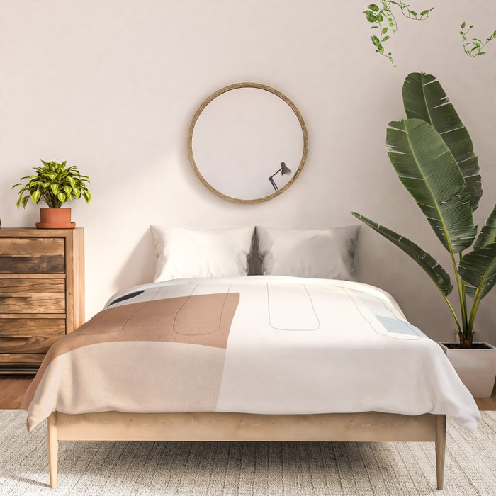 Abstract Minimal Shapes 12 Comforter Gallery Image 3