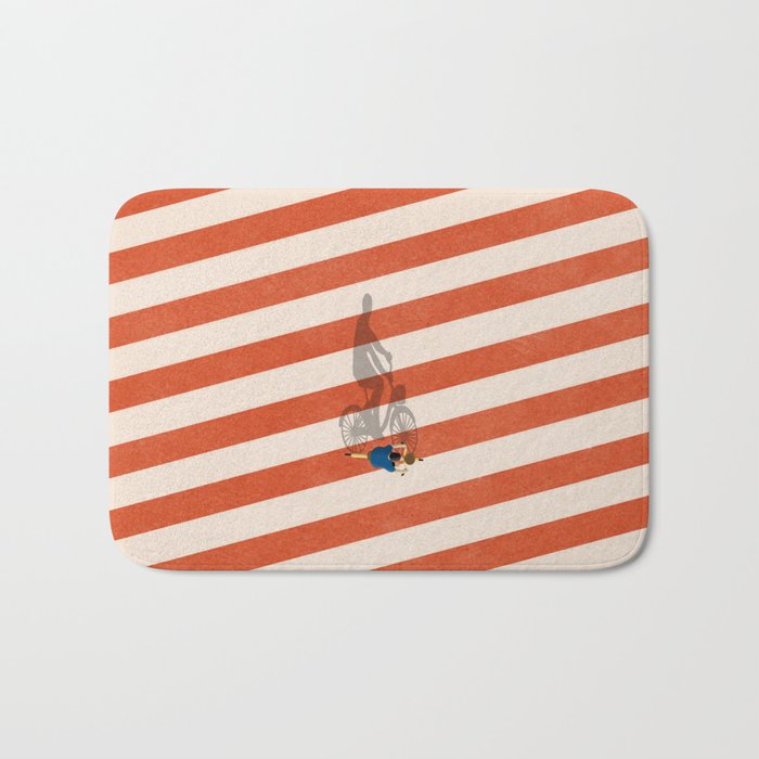 Cycling The City Bath Mat Gallery Image 1