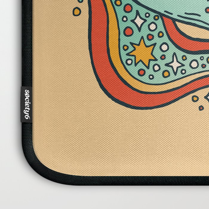 Star Stego | Retro Reptile Palette Laptop Sleeve Gallery Image 3