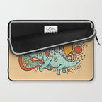 Star Stego | Retro Reptile Palette Laptop Sleeve Gallery Image 2