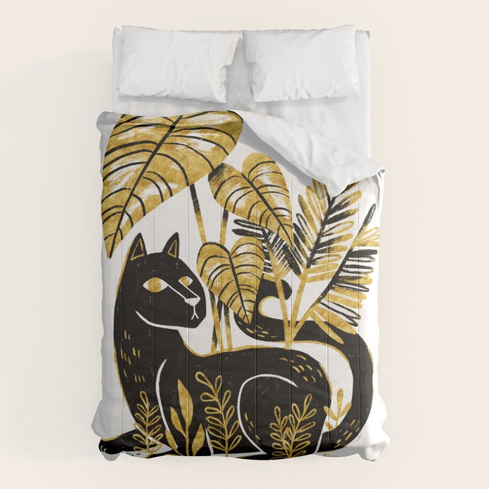 Gold & Black Panther Comforter Gallery Image 6