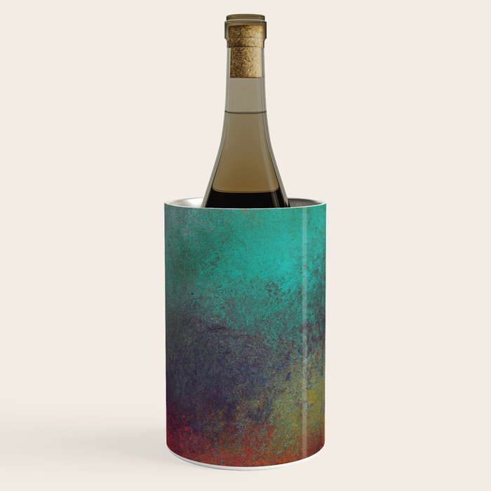 Colorful Rust Aesthetic Grunge Art Wine Chiller Gallery Image 2