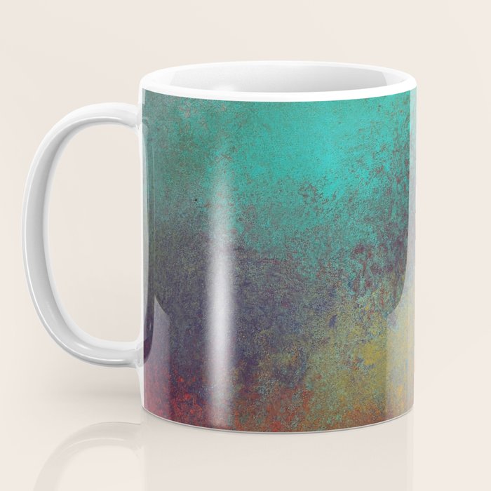 Colorful Rust Aesthetic Grunge Art Coffee Mug Gallery Image 3