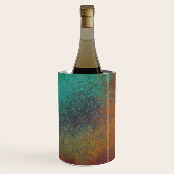 Colorful Rust Aesthetic Grunge Art Wine Chiller Gallery Image 1