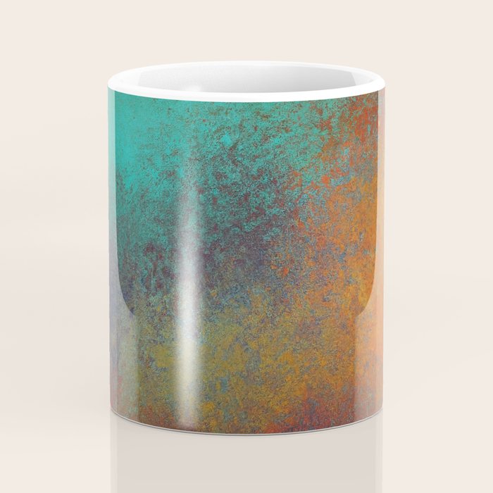 Colorful Rust Aesthetic Grunge Art Coffee Mug Gallery Image 4