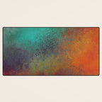 Colorful Rust Aesthetic Grunge Art Desk Mat Gallery Image 3