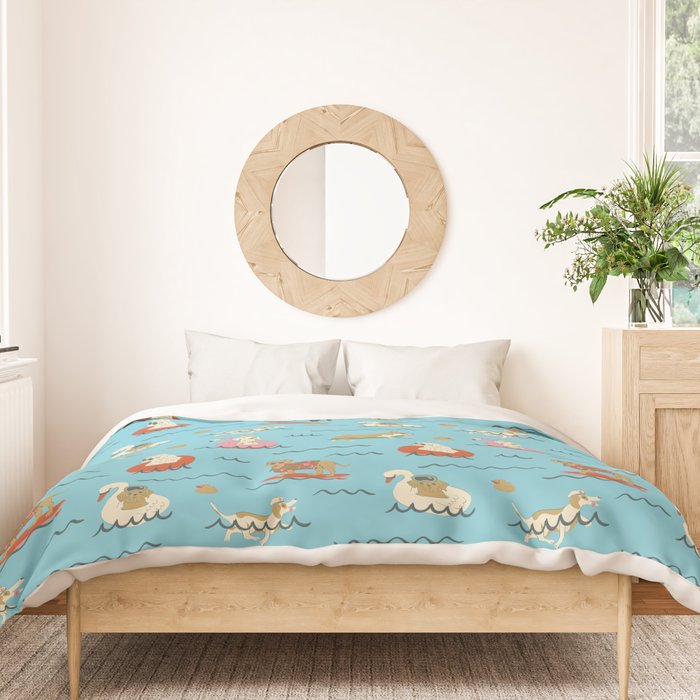 Dog Days of Summer Duvet Cover Gallery Image 3