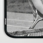 Tennis Players Taking a Cigarette Break, Black and White Vintage Art Laptop Sleeve Gallery Image 3