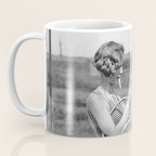 Tennis Players Taking a Cigarette Break, Black and White Vintage Art Coffee Mug Gallery Image 3