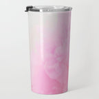 Pink Neon Smoke Clouds Travel Mug Gallery Image 3