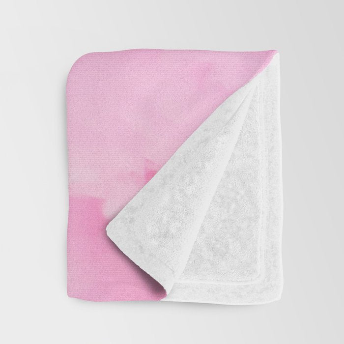 Pink Neon Smoke Clouds Throw Blanket Gallery Image 3
