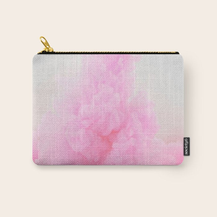 Pink Neon Smoke Clouds Carry All Pouch Gallery Image 1