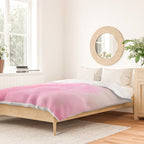 Pink Neon Smoke Clouds Duvet Cover Gallery Image 2
