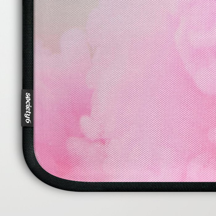 Pink Neon Smoke Clouds Laptop Sleeve Gallery Image 3