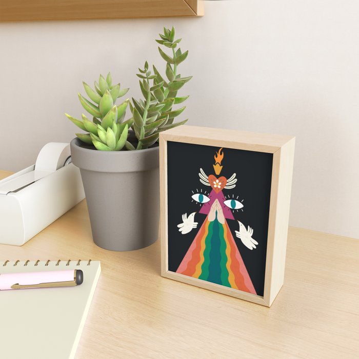 Rainbow Blessings  Mini Art Print Gallery Image 2