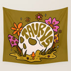 Taurus Skull Wall Tapestry Gallery Image 4