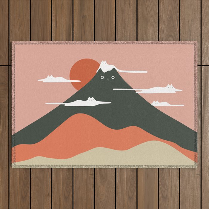 Cat Landscape 72 Outdoor Rug Gallery Image 1