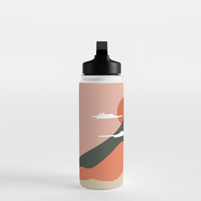 Cat Landscape 72 Water Bottle Gallery Image 3