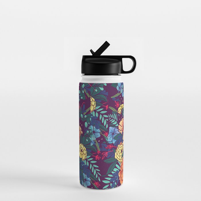 Wild Flowers Water Bottle Gallery Image 1